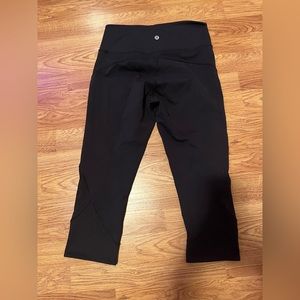 LuLu Lemon High Rose Cropped Legging